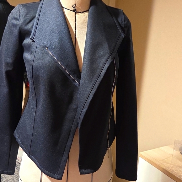 Tommy Hilfiger Women's Navy Jacket - Picture 5 of 5